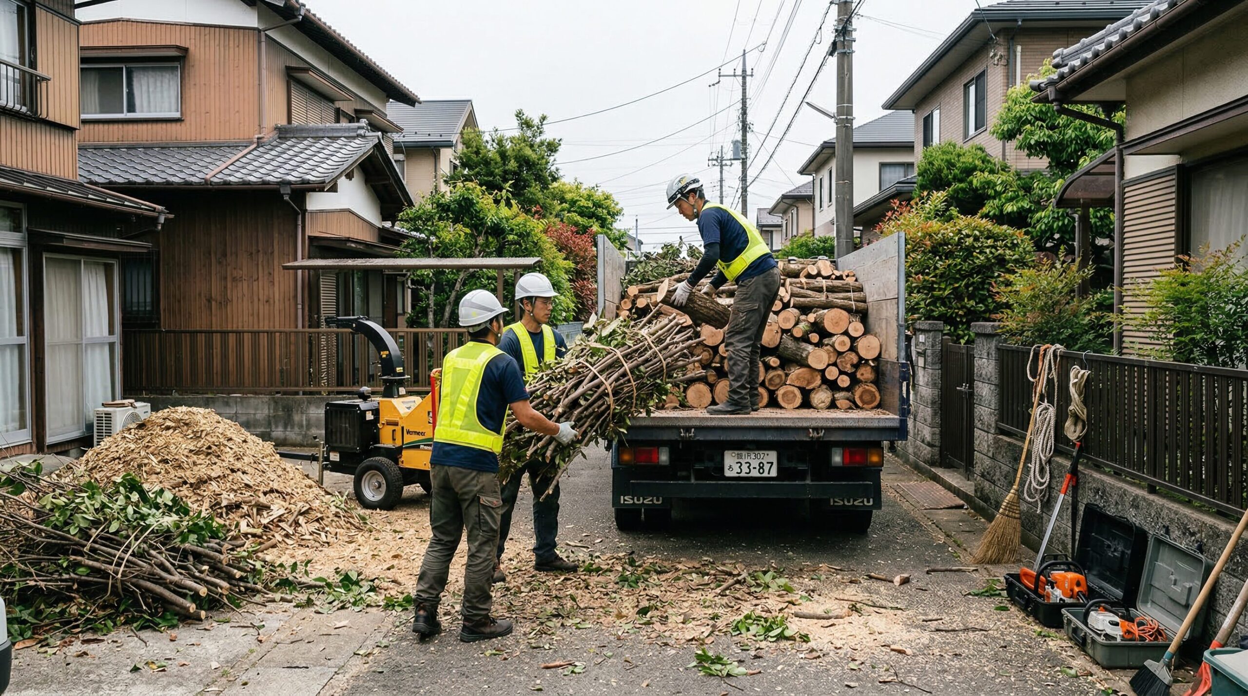 伐採後の木材を処分する具体的な方法