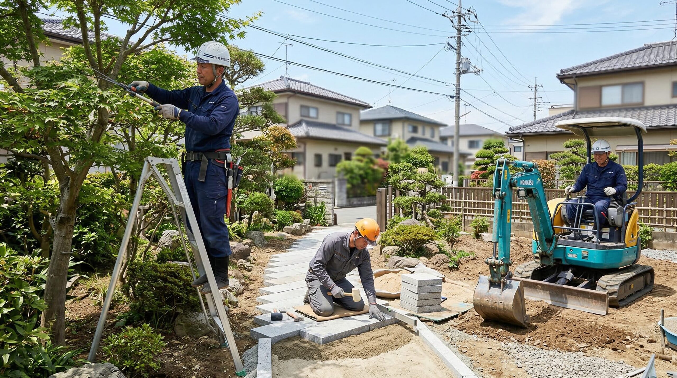 業者の種類と得意な施工内容の違い
