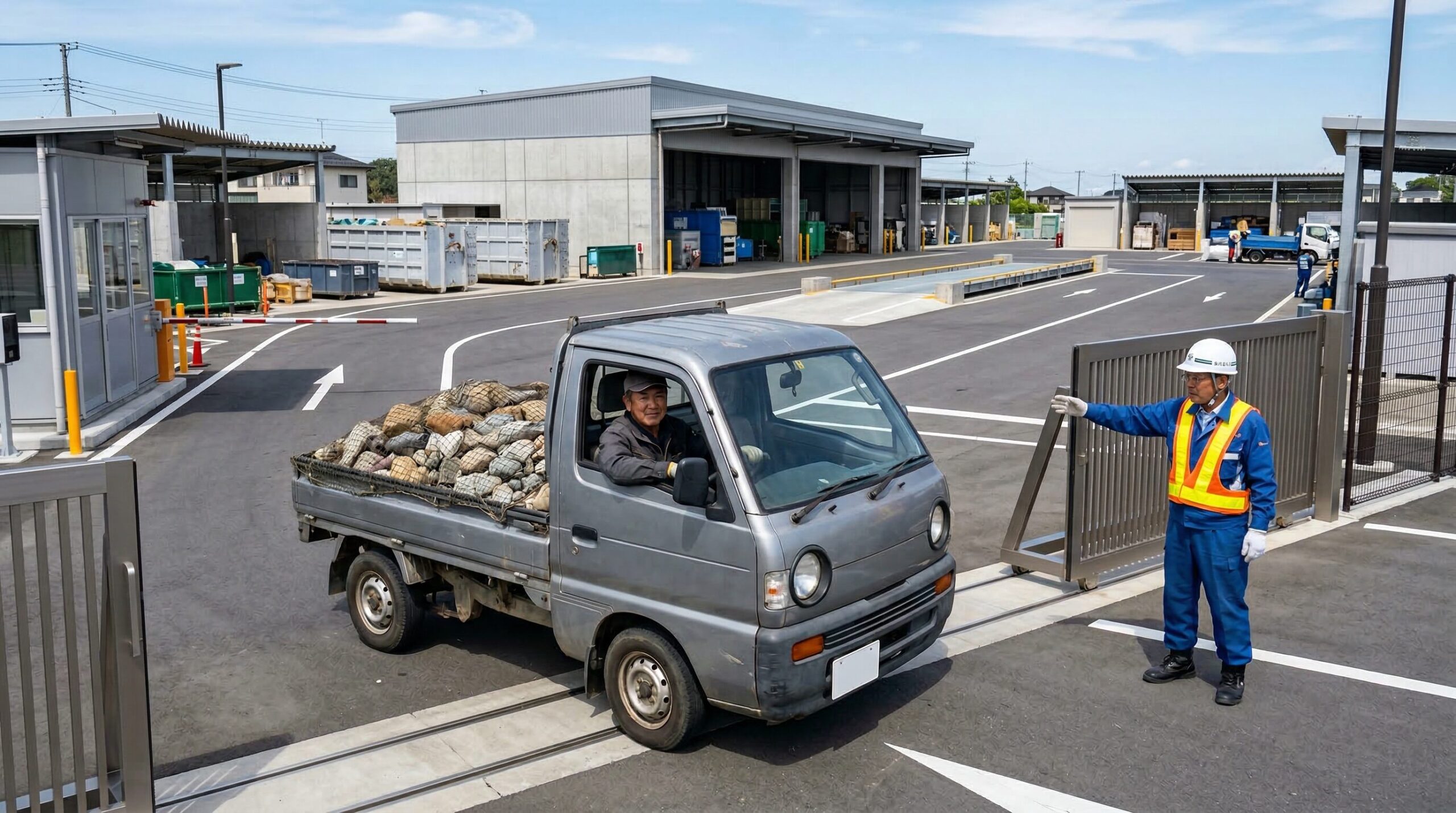自治体への自己搬入で庭石を処分する手順