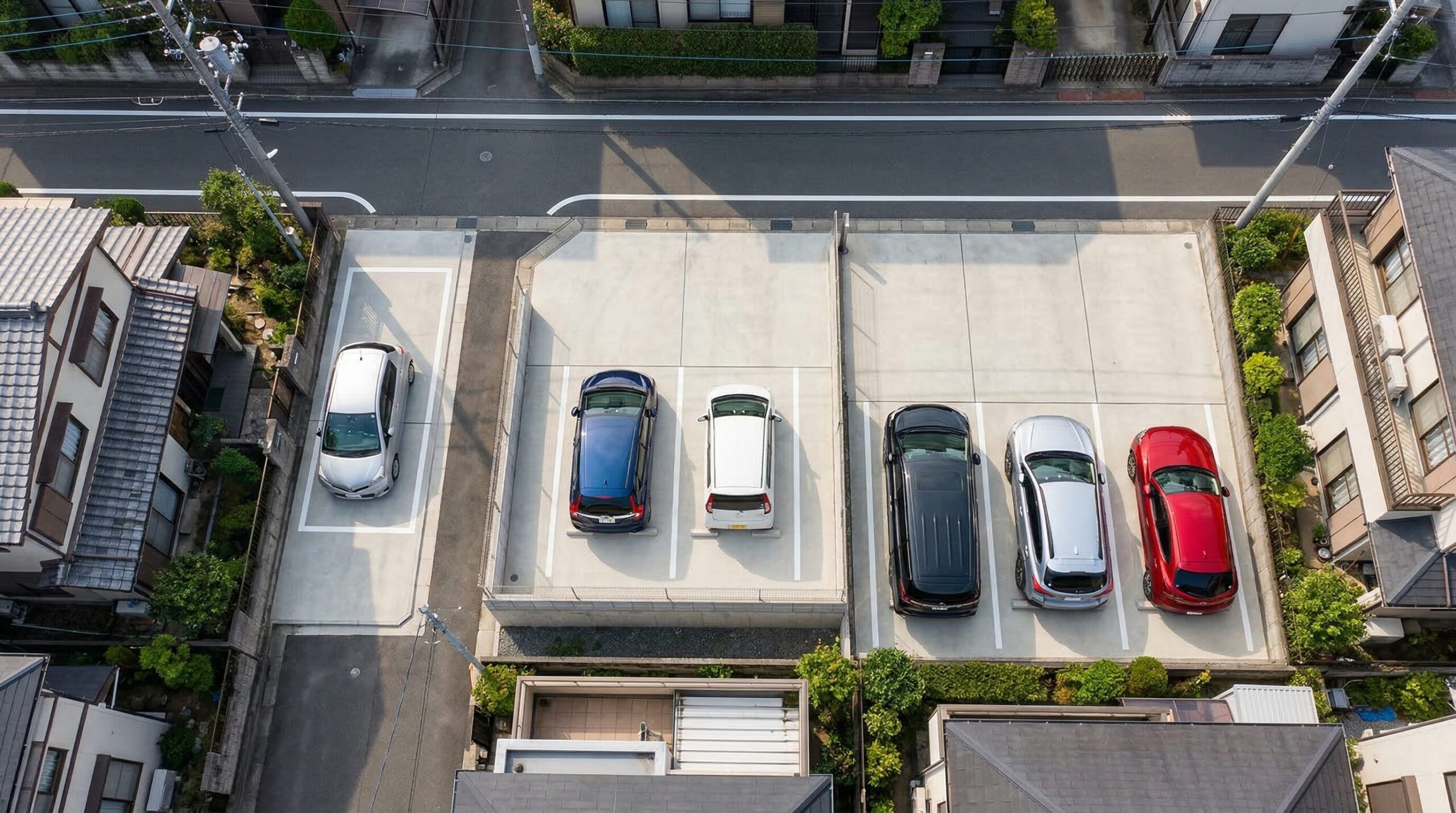 広さ別の駐車場工事費用シミュレーション