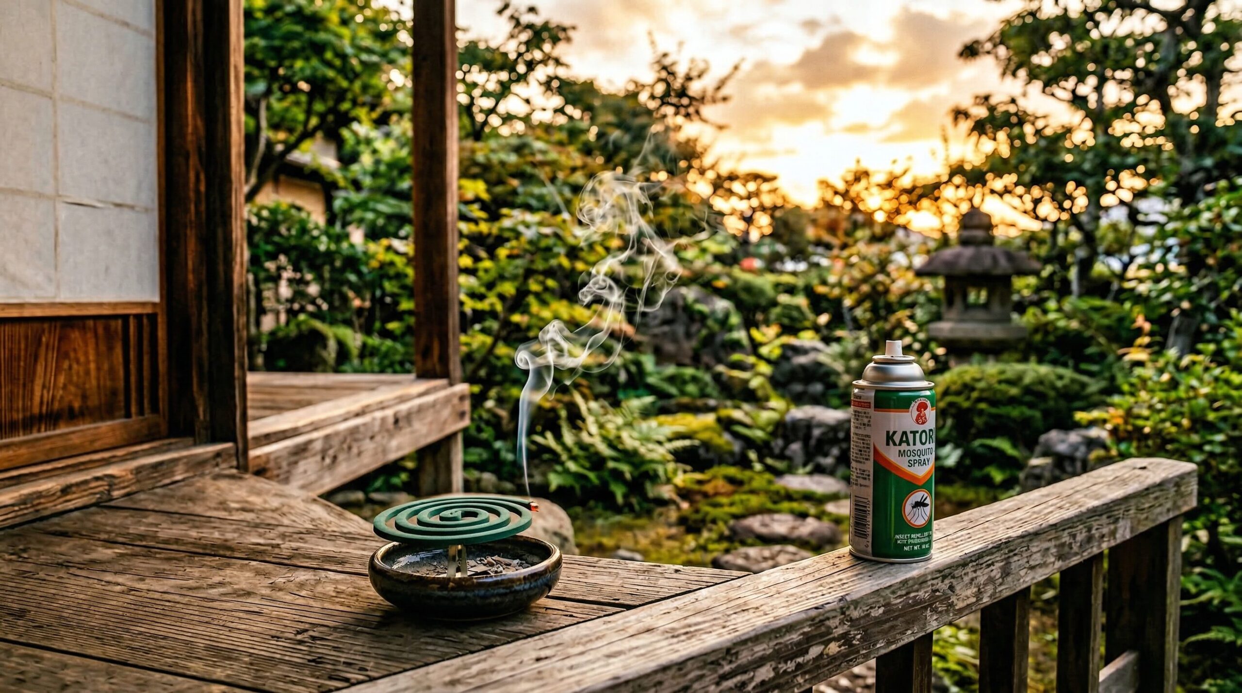 殺虫スプレーと蚊取り線香の効果的な使い方