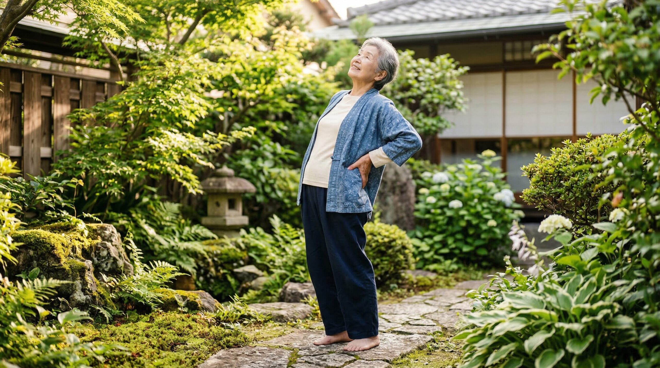 草むしり前後に行う腰のストレッチとケア