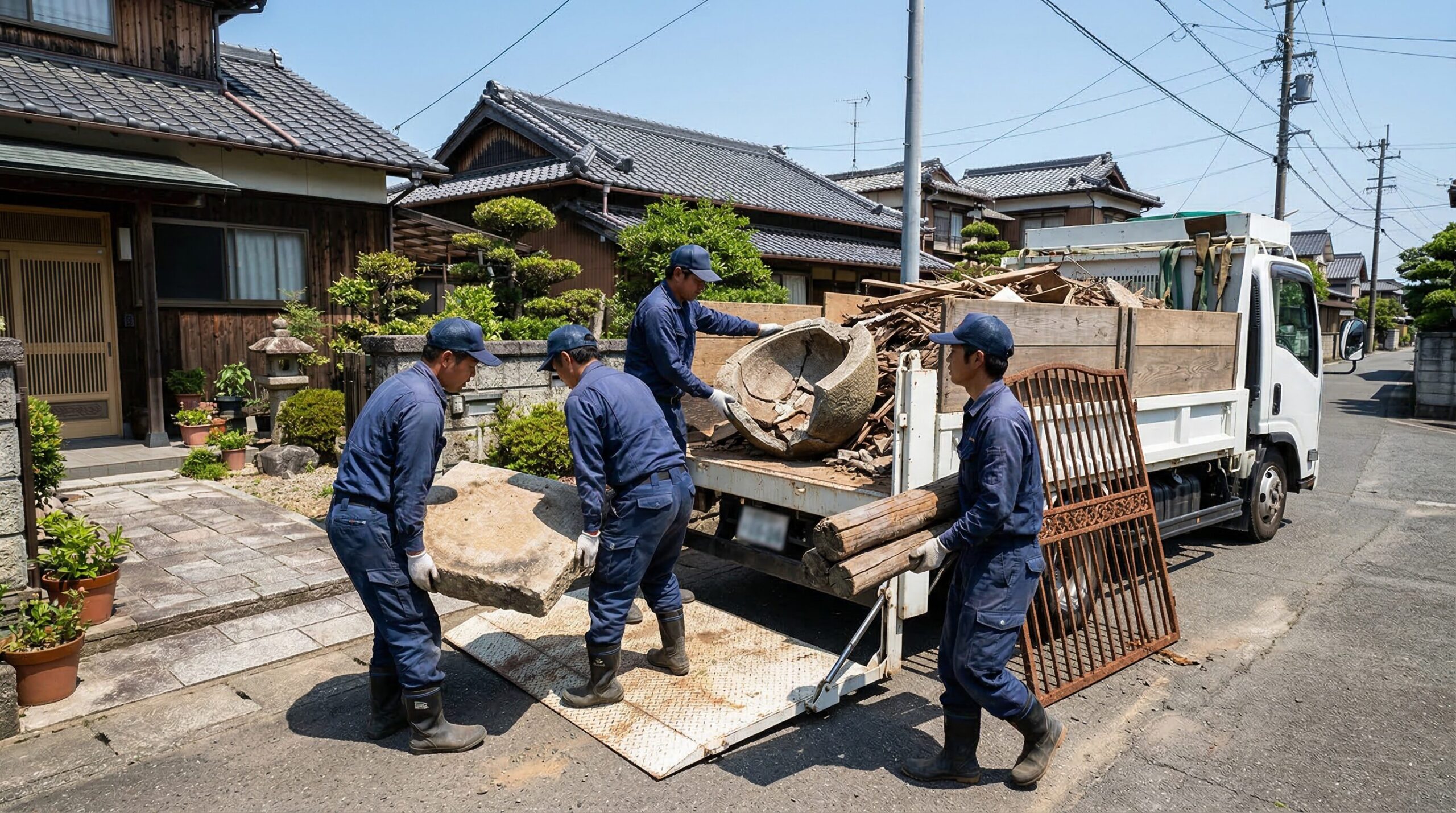 個人では難しい重量物や大量廃材の対処法