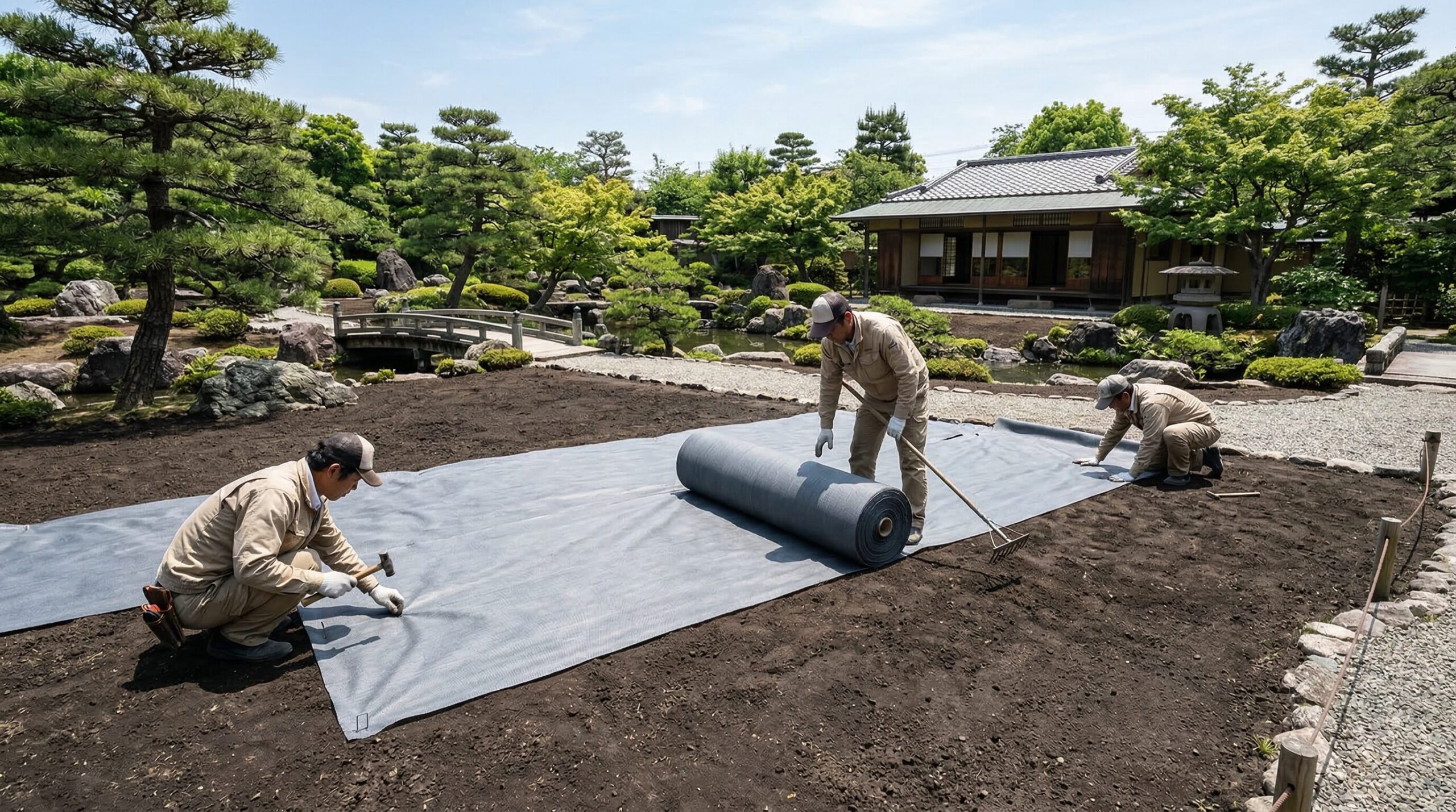 荒れた庭の草が生えない庭じまいへの根本対策
