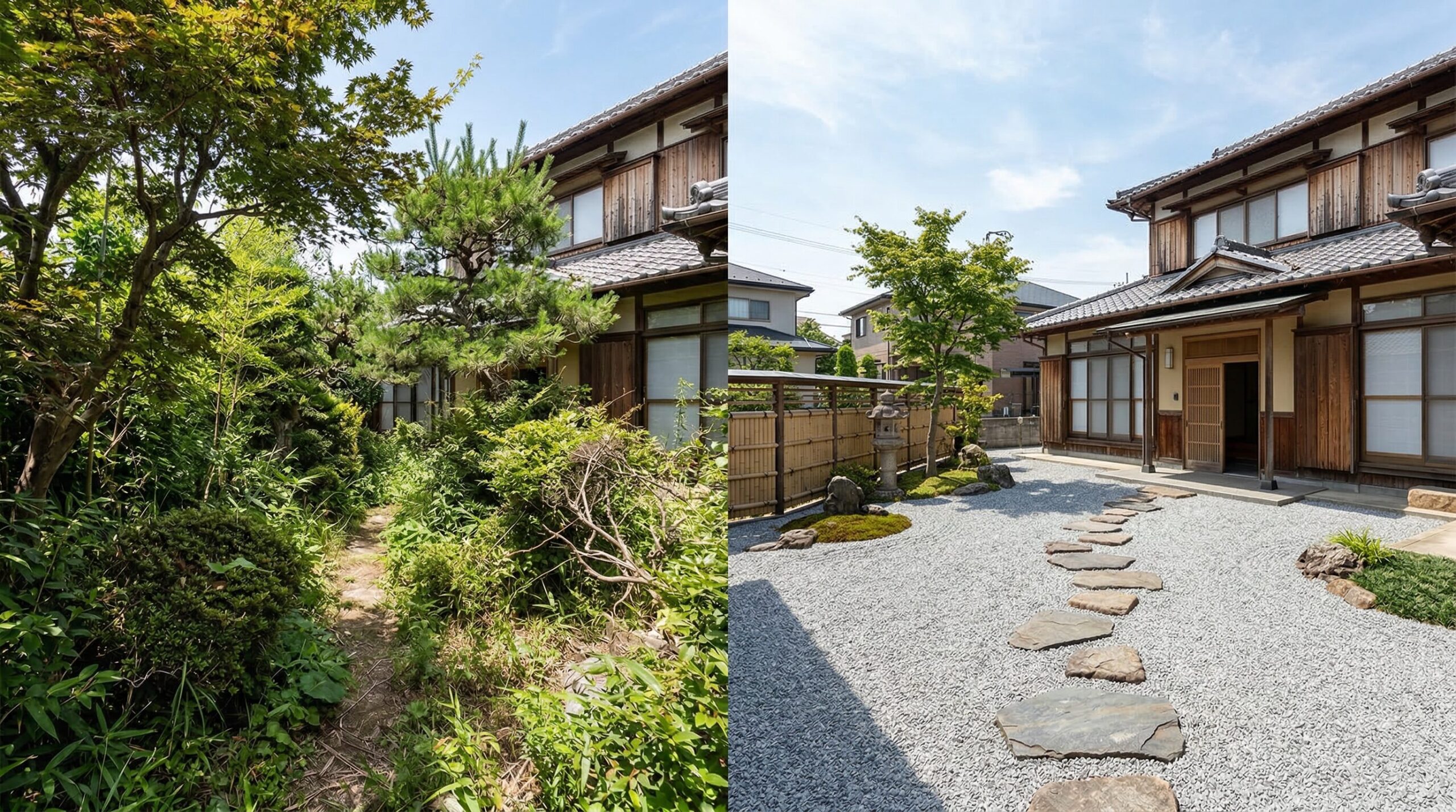 空き家の庭木を整理して維持負担をなくす庭じまいの選択