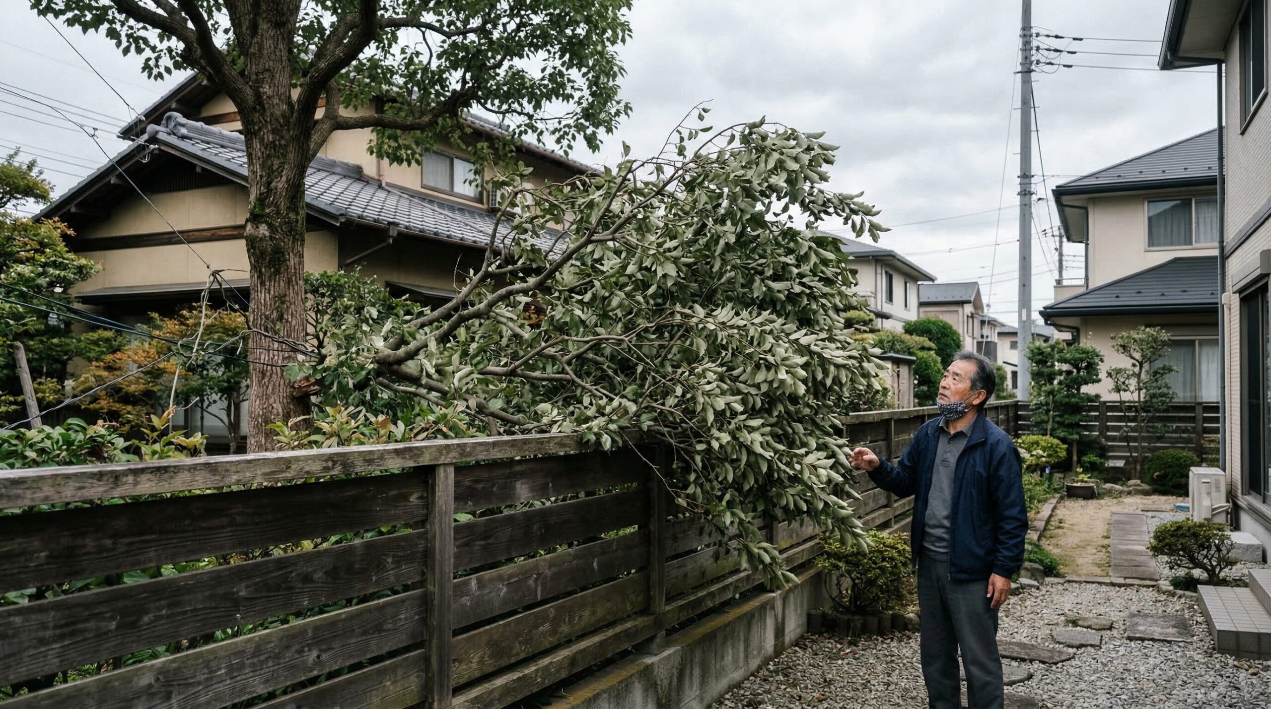 越境した枝と空き家対策に関わる法律の変化
