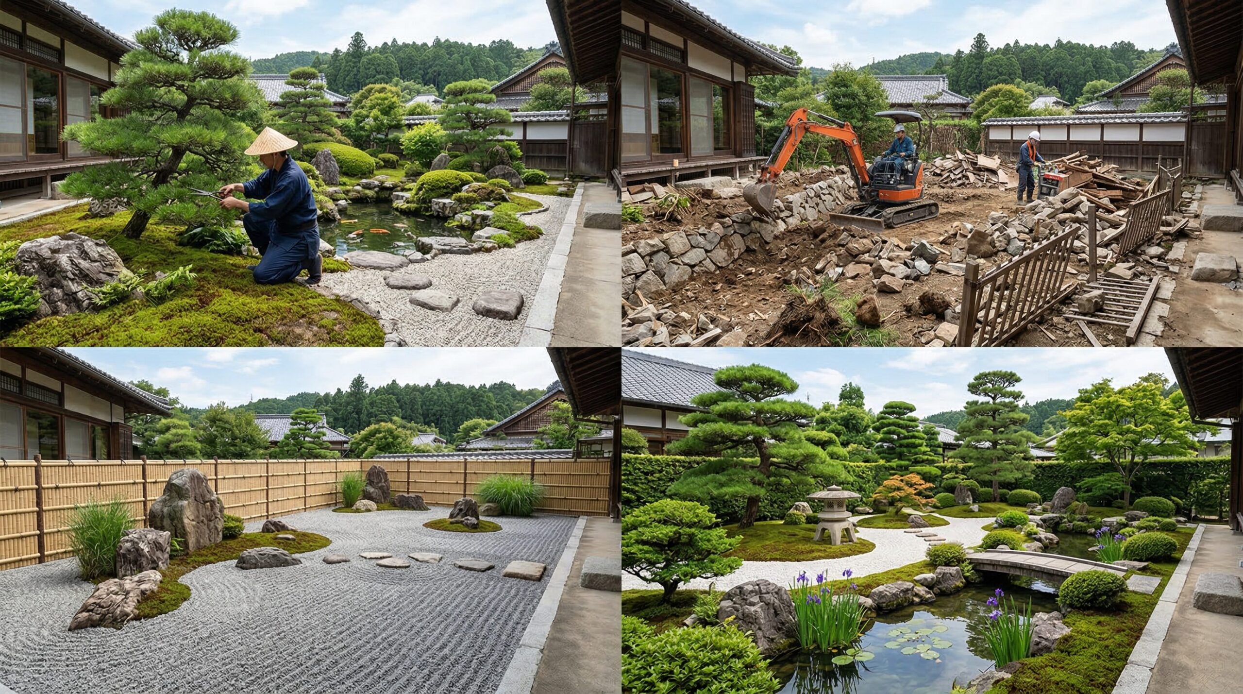 管理できない庭の現実的な4つの選択肢