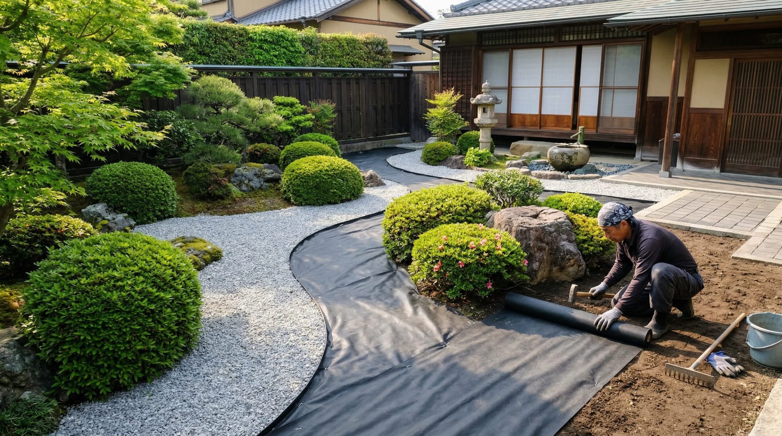 片付け後に庭の雑草を再発させない管理対策